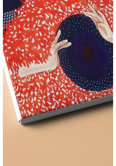 Webstyle Sayılarla Boyama Seti Kasnaklı Mavi Şapkalı Kadın 40 X 50 Cm