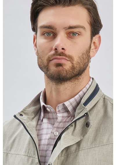 İmza Koyu Bej Dik Yaka Yarım Astar Comfort Fit Rahat Kesim Casual Mont 1007240150-Koyu Bej İmza Koyu Bej Dik Yaka Yarım Astar Comfort Fit Rahat Kesim Casual Mont 1007240150-Koyu Bej