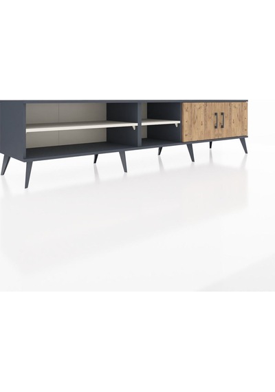 Hyperion Tv Ünitesi 3 Raflı 2 Kapaklı 220x44x51 Antrasit-çam/aytaşı Atlas Çam/aytası - Antrasıt Hyperion Tv Ünitesi 3 Raflı 2 Kapaklı 220x44x51 Antrasit-çam/aytaşı Atlas Çam/aytası - Antrasıt
