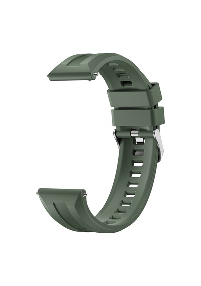 Galaxy Uyumlu Watch 3 45mm Mkst Krd-148 22mm Silikon Kordon - Siyah