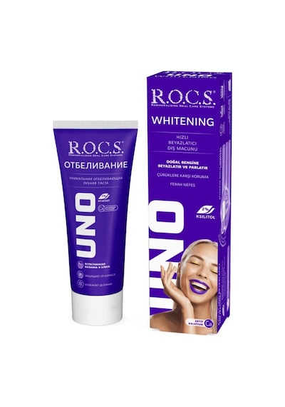 Rocs Uno Hızlı Beyazlatıcı Diş Macunu 74 Gr