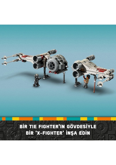 LEGO® Star Wars™ TIE Fighter ve X-Wing Birleşimi 75393 - 9 Yaş ve Üzeri Star Wars Sevenler için Starfighter Oyuncak Yapım Seti (1063 Parça) LEGO® Star Wars™ TIE Fighter ve X-Wing Birleşimi 75393 - 9 Yaş ve Üzeri Star Wars Sevenler için Starfighter Oyuncak Yapım Seti (1063 Parça)