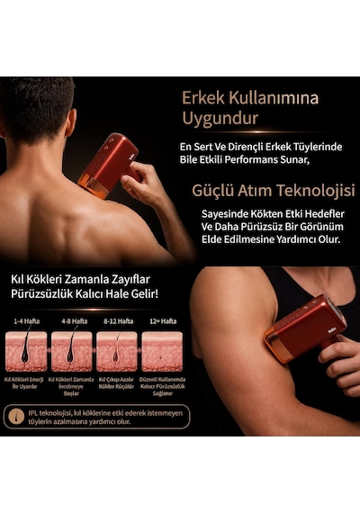 A2024 Yeni Nesil 3 Milyon Atım Bay&bayan Ipl Ağrısız Epilasyon Cihazı Ultra Seri Atım 32229138