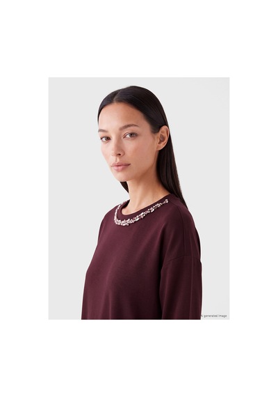 LC Waikiki Alıta Cıty Farkıyla Lcw Everyday Mürdüm Dalgıç Kumaşı Taşlı Oversize Kadın Tunik Murdum - 931757955 Murdum LC Waikiki Alıta Cıty Farkıyla Lcw Everyday Mürdüm Dalgıç Kumaşı Taşlı Oversize Kadın Tunik Murdum - 931757955 Murdum