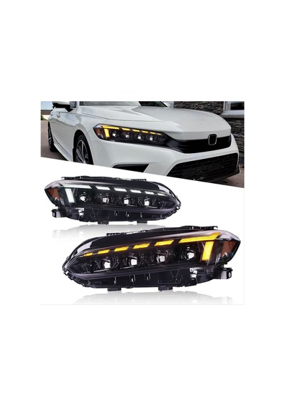 Honda Civic Fe1 Ön Far Lambası 4 Lens 2021+