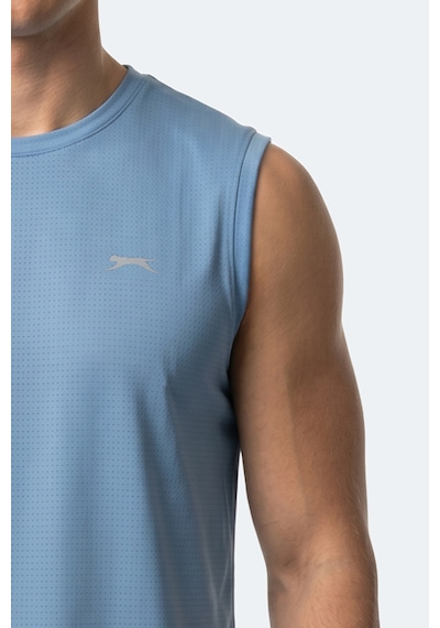 Slazenger Herofıt Erkek Kolsuz Mavi Atlet