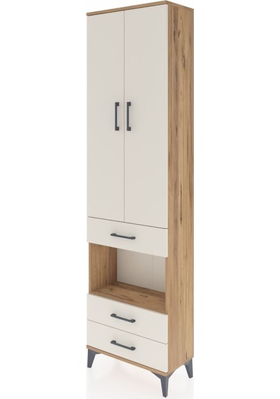 Arges Dolap 3 Raflı 3 Çekmeceli Tek Askılı 60x30x221 Çam-aytaşı Çam Arges Dolap 3 Raflı 3 Çekmeceli Tek Askılı 60x30x221 Çam-aytaşı Çam