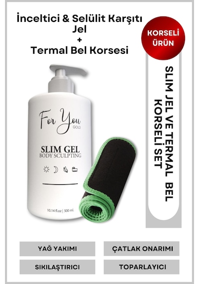 Slim Jel Inceltici - Sıkılaştırıcı-bölgesel Incelme-çatlak Karşıtı Ve Selülit Kremi 500ml