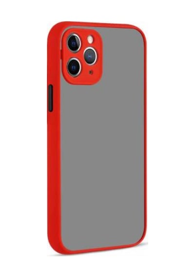 Apple Uyumlu iPhone 12 Pro Max Kılıf Zore Hux Düğme Ve Kapak Zıt Renk Kılıf