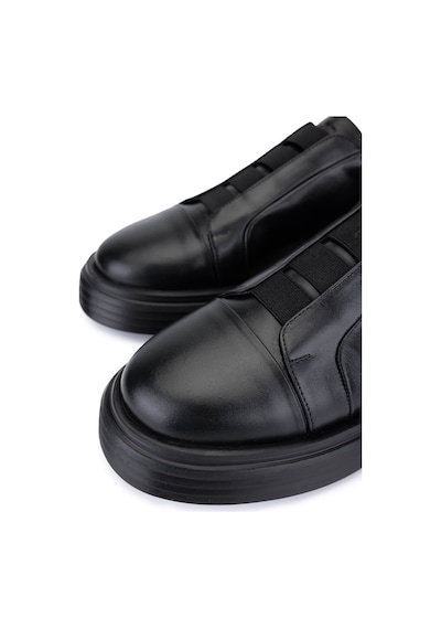Tamer Tanca Erkek Hakiki Deri Siyah Sneakers & Spor Ayakkabı 966 A702 Erk Ayk Sk25-26 Sıyah Siyah