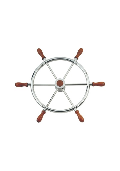 Tekne Direksiyon Simidi, 50cm, Paslanmaz, Tipo11, Tekne Dümen Simidi