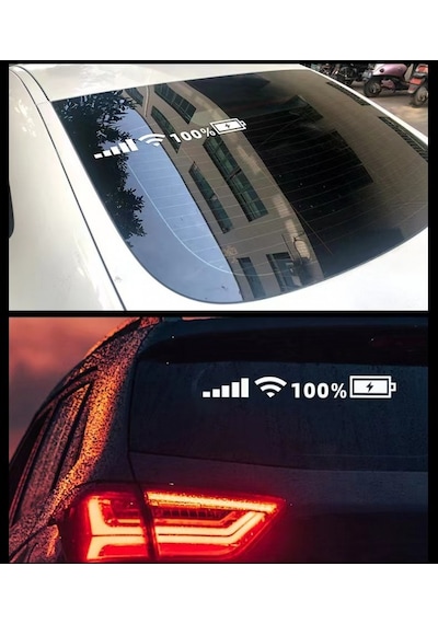 Şarj-wifi Göstergeli Sticker Beyaz 45 5 Cm / Yacı126