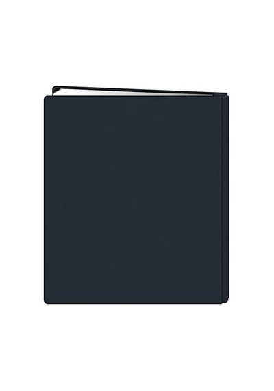 Photo Albums 20 Sayfa Aile Hazineleri Deluxe Gece Yarısı Mavisi Kumaş Kapak Karalama Defteri 8,5 X 11-inç Sayfalar İçin, Mavi, Beyaz, 29,2 X 25,1 X 3,5 Cm