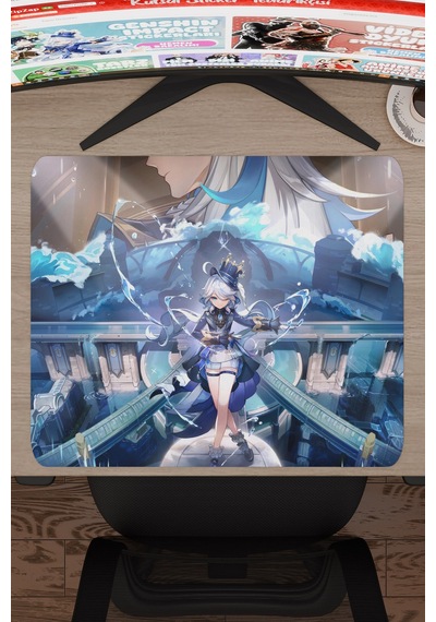 Furina Genshin Impact Anime Gacha V1 - 48x40 Xl Gaming Mouse Pad Fare Altlığı