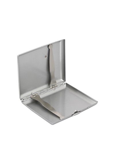Zekupp Gümüş Gri Metal Sigara Tabakası