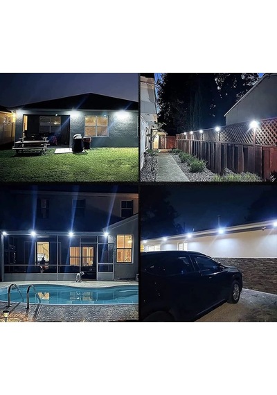 100 Led Dış Mekan Solar Aydınlatma Fotoselli Solar Lamba Har