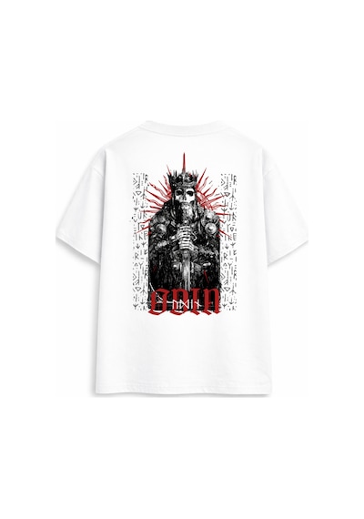 Yolo Street Oversize Beyaz Tişört Erkek Odin İskandinav Tanrı Baskılı %100 Pamuk Premium Streetwear Beyaz Yolo Street Oversize Beyaz Tişört Erkek Odin İskandinav Tanrı Baskılı %100 Pamuk Premium Streetwear Beyaz