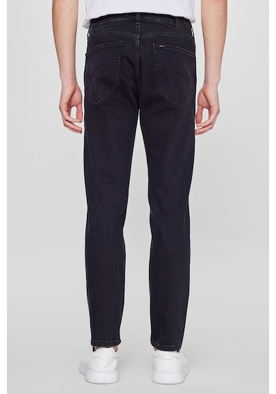 Lee Austin Straight Fit Jean Kot Denim Pantolon Siyah