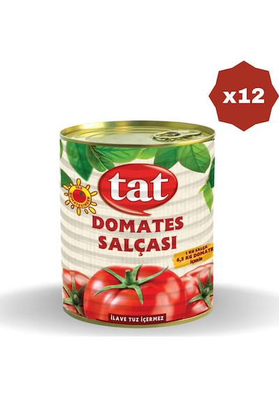 Domates Salçası 830 Gr - 12 Adet