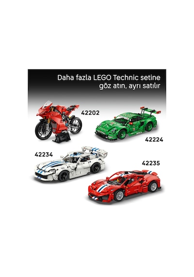 LEGO® Technic Ducati Desmo450 MX Factory Motosiklet 42238 - 10 Yaş ve Üzeri için Süspansiyon İçeren Oyuncak Yapım Seti (457 Parça)