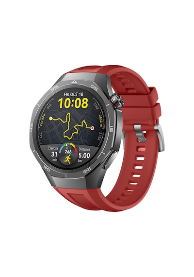 Huawei Watch Gt5 Pro 46mm İle Tam Uyumlu Kordon Metal Tokalı Yumuşak Silikon Kordon Kayış