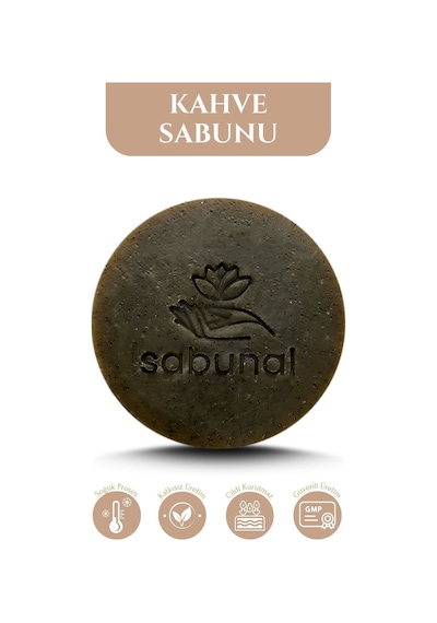Sabunal Kahveli Sabun 4 Adet - Bitkisel Cilt Bakımı