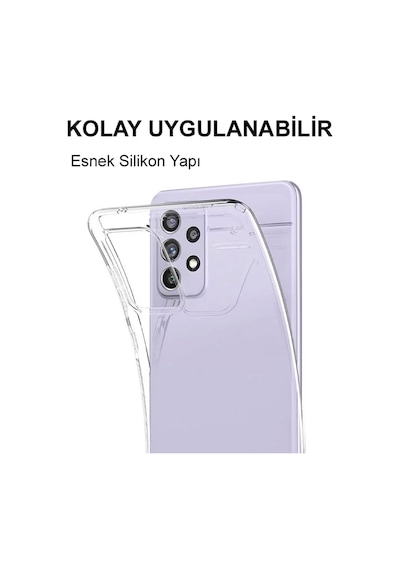 Samsung Galaxy Uyumlu A5 (2017) 1mm Silikon Şeffaf Kapak