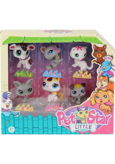 Kzl-3046a3 Pet Star 6'lı Nessiworldş Seti - Oyuncak