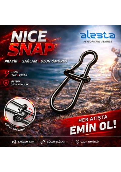 Nice Snap Klips Fırdöndü 0 Numara