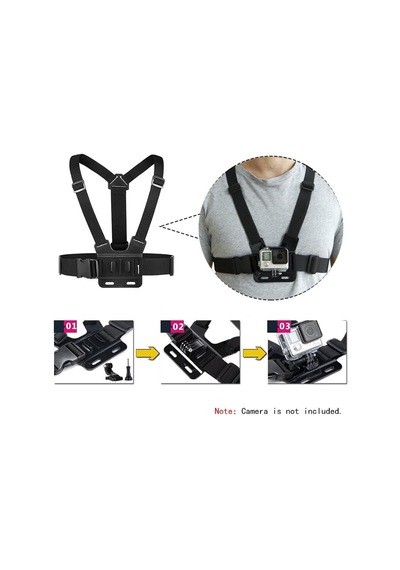 Vvhooy Chest Harness Mount Adjustable Camera Chest Strap With J Hook Compatible With Gopro Hero 13 12 11 10 9 8 7, Akaso Ek7000 Brave 4, Dragon Touch, Vemont, Wolfang,remali Action Camera Siyah Vvhooy Chest Harness Mount Adjustable Camera Chest Strap With J Hook Compatible With Gopro Hero 13 12 11 10 9 8 7, Akaso Ek7000 Brave 4, Dragon Touch, Vemont, Wolfang,remali Action Camera Siyah