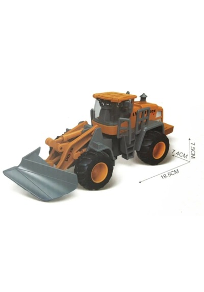 Diecast Model Kar Küreyici 1/55 Ölçek 20 Cm Sürtmeli İş Makinası