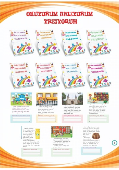Metafor 1. Sınıf Okuyorum Anlıyorum Yazıyorum 8 Kitap