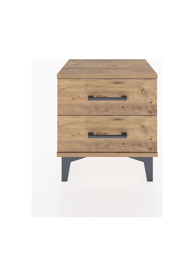Arges Komodin 2 Çekmeceli 44x30x48 Çam-çam Çam