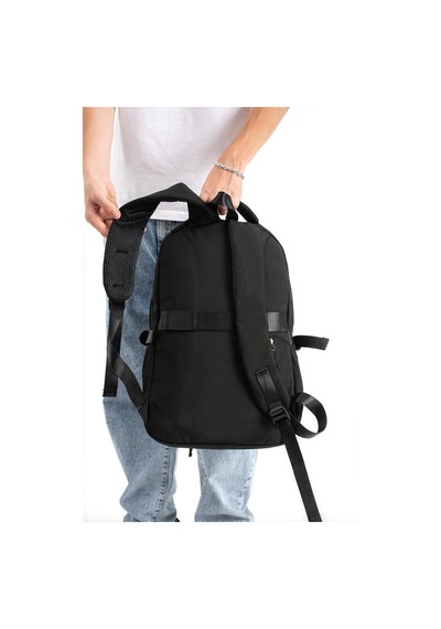 Ventis Unisex Okul 2'li Set Çantası Lise Ortaokul Kalemlikli Sırt Çantası 43 30 Cm Çok Cepli Vnt7-c Siyah