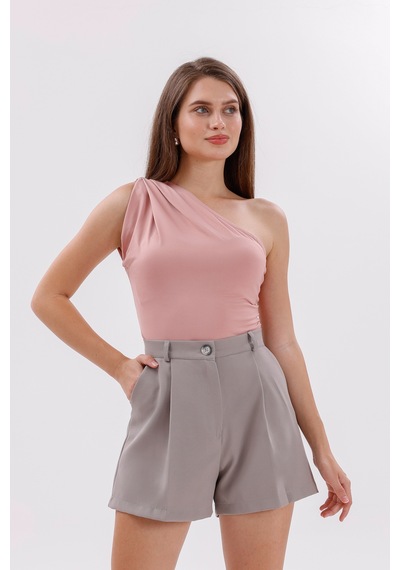 Genius Store Fundachoosesxgenius Kadın Pileli Şort İç Göstermez Lamineli Kadın Şort Pileli-şort Gri Genius Store Fundachoosesxgenius Kadın Pileli Şort İç Göstermez Lamineli Kadın Şort Pileli-şort Gri
