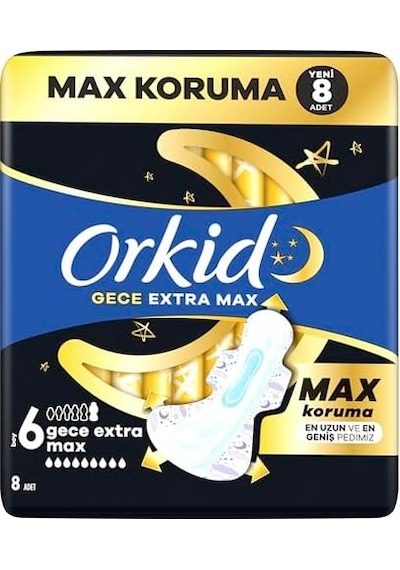 Ultra Hijyenik Ped Gece Ekstra Max Boy 6 8 Adet Ped