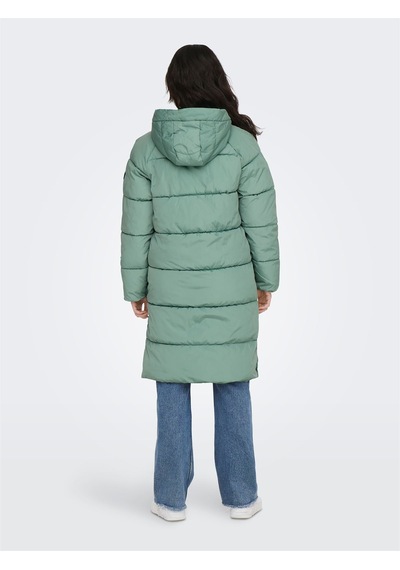 Only Onlamanda Long Puffer Coat Cc Otw Kadın Mavi Kaban - 15233425