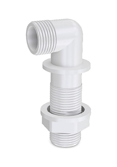 Yapıtaşı Klozet Temiz Su Flex Hortum Baglantı Ara Dirseği 3-8-2ad