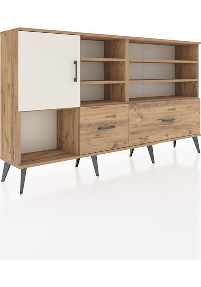 Arges Konsol 8 Raflı 2 Çekmeceli Tek Kapaklı 176x30x99 Çam-aytaşı/çam Aytası/atlas Çam - Atlas Çam Arges Konsol 8 Raflı 2 Çekmeceli Tek Kapaklı 176x30x99 Çam-aytaşı/çam Aytası/atlas Çam - Atlas Çam