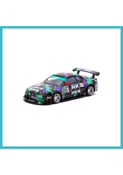 Bezos 1/64 Nissan Skyline R32 Widebody Hks With Tarmac Cards Combo Set - Designed By Jon Sibal Dfnbez