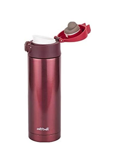Paslanmaz Çelik Termos, 350 Ml Kapasite, Vişne Renk 01