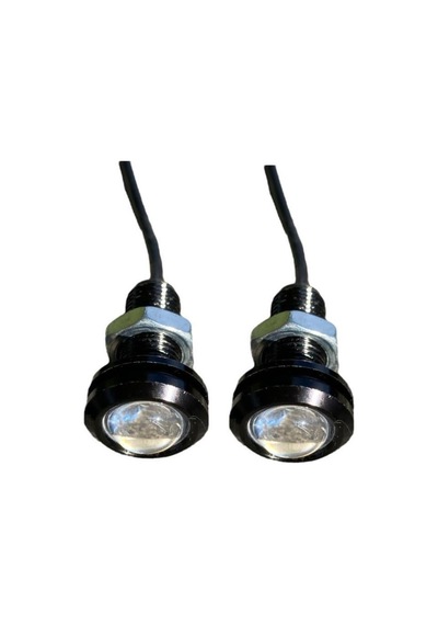 Lamba12v Ayna Altı Kartal Göz 23mm Buz Mavi