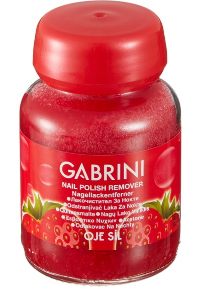 Gabrini Cam Şişe Aseton Çilek