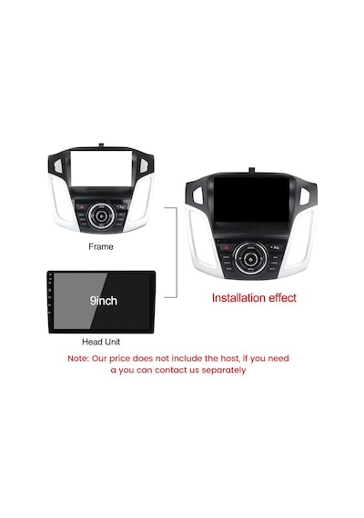 Ford Focus 3 2012-2017 Multimedya Navigasyon Usb Kamera Carplayer