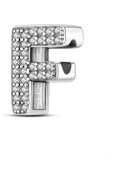 Fubena Taşlı Harf Charm - F