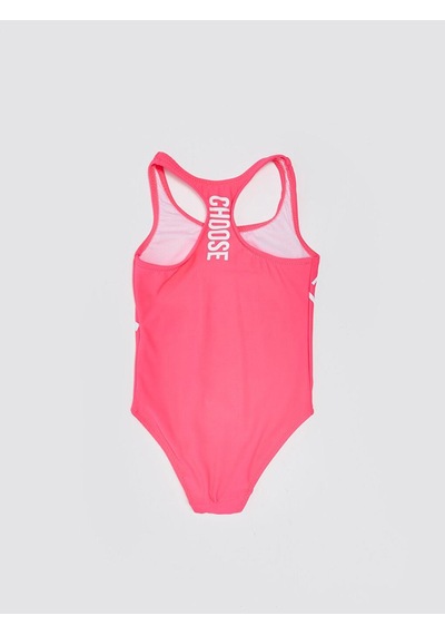 Deep Beach Beyaz Baskılı Kız Çocuk Mayo Db200798cm Altın