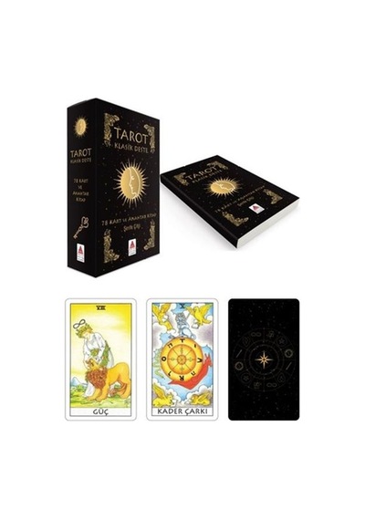 Tarot Klasik Deste, 78 Kart Ve Anahtar Kitap
