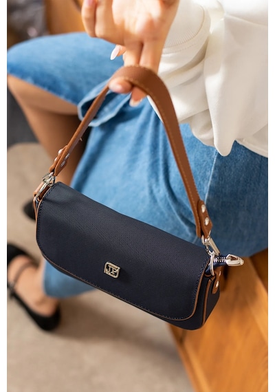 Just Polo Kadın Yeni Sezon Lakos El Ve Omuz Çantası 236005mh Lacivert - Taba