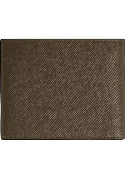 Mont Blanc Montblanc Sartorial Deri 6 Bölmeli Cüzdan 221362 Haki