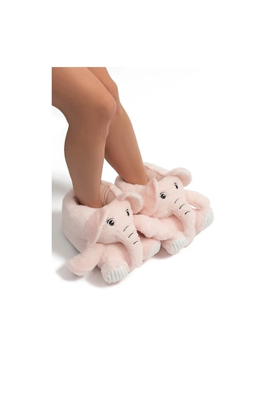 Twigy Elfi Kadın Hayvanlı Panduf Pembe 36/41 Pembe